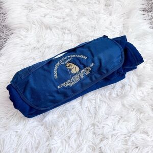 Vintage | 2008 Groundhogs Day Blue Golf Tournament Rollup Blanket